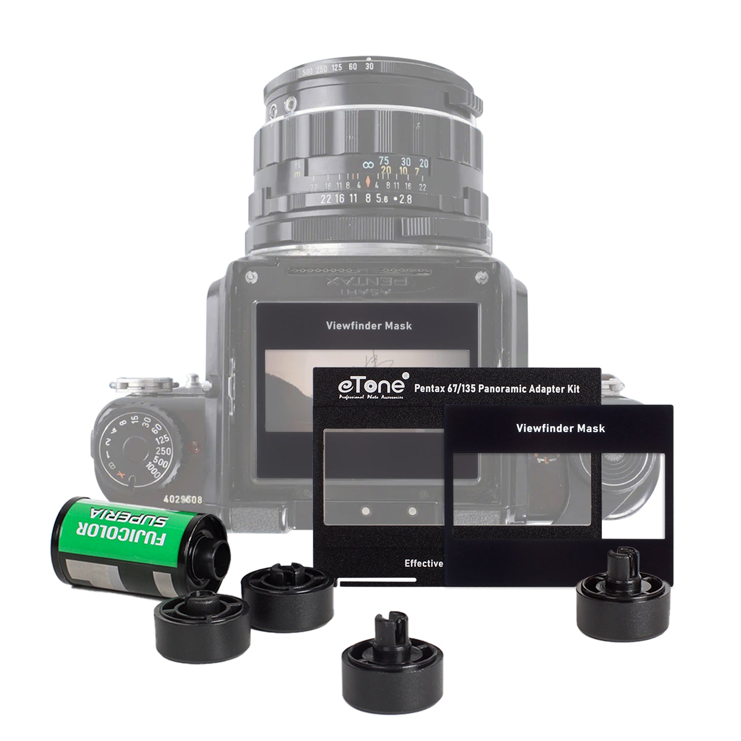eTone New Conversion Adapter Kit For Pentax 67 6x7 67II Camera 120