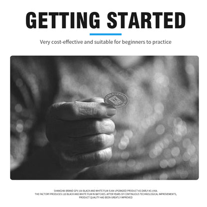 10 Rolls Shanghai Black & White GP3 135 35mm 36EXP ISO 100 B&W B/W Film Auto DX