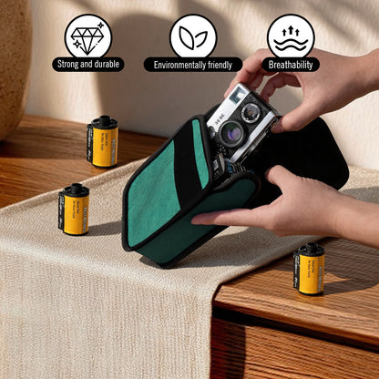 eTone Anti-X-ray Film Guard Lead Foil Protection Bag for 135 35mm 120 4x5 B/W Color Film(Blue or Green)