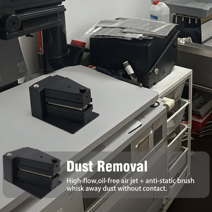 Professional Film Anti-Static Electric Dust Remover Vacuum Cleaner For 120 135 35mm 4x5 (Black)