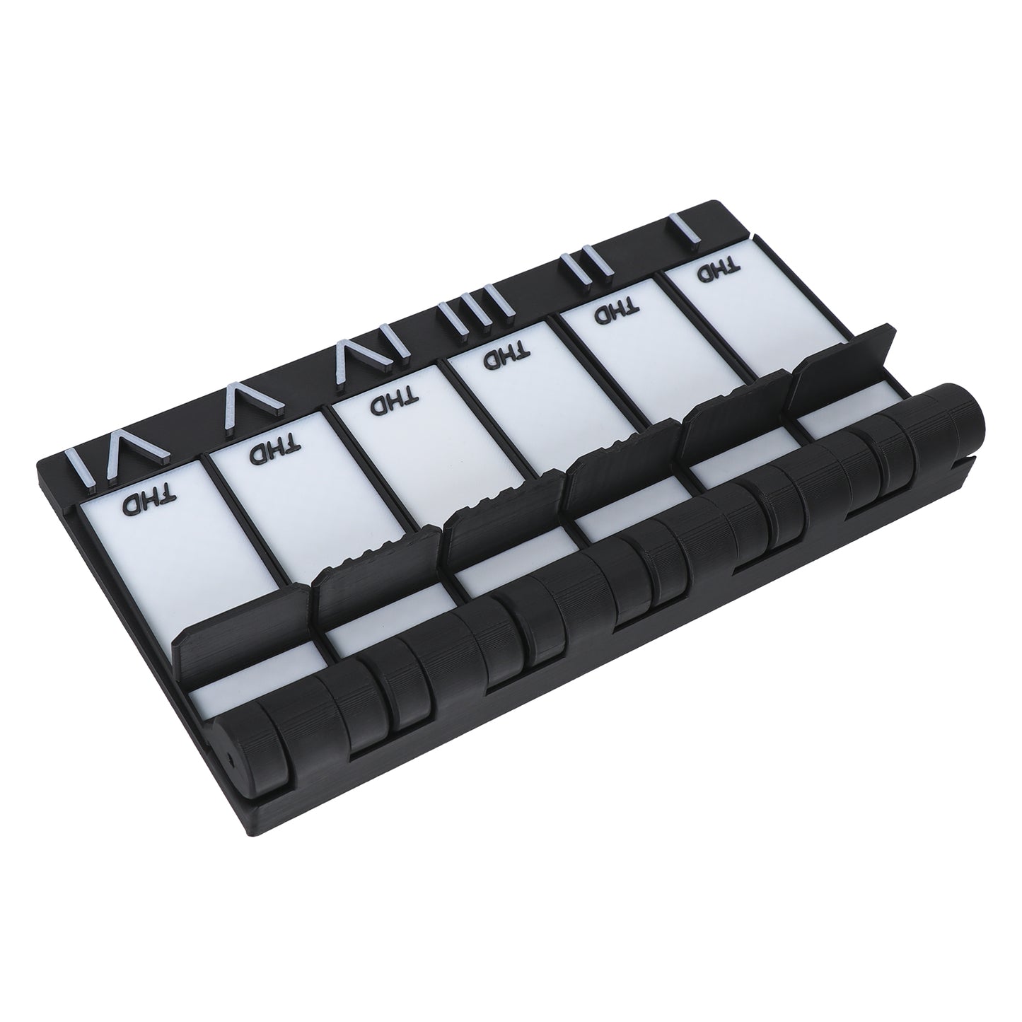 Darkroom Color B/W Roll Film Photo Paper Enlarging Test Strip 6-Level Exposure Comparison Tool