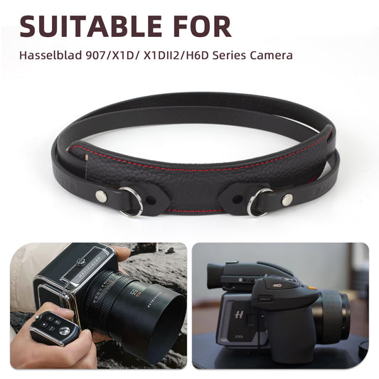 Genuine Leather Shoulder Neck Strap Padded For Hasselblad 907 X1D X1DII2 H6D