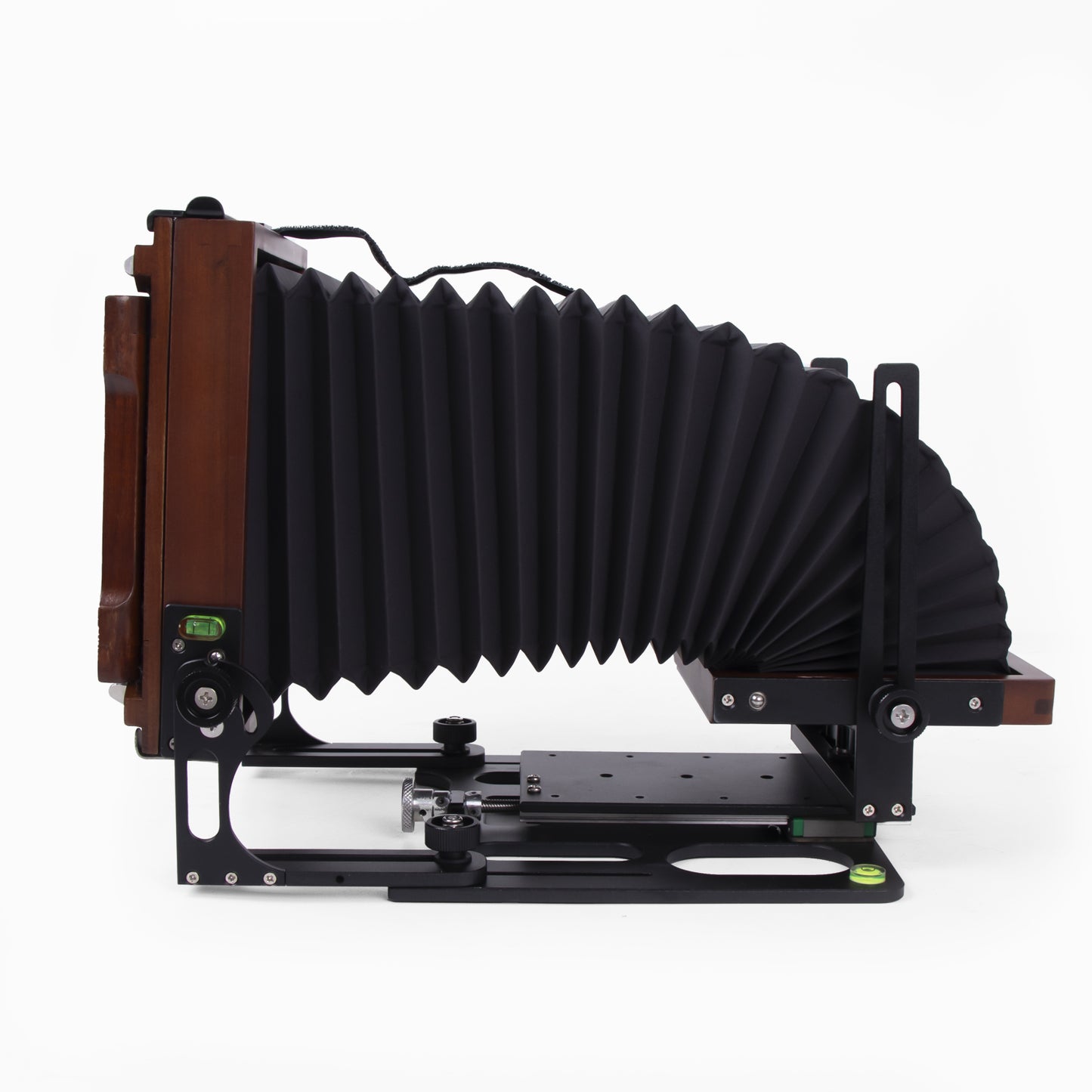 New Munewca 4X5'' Large Format Teak Wood Field Folding Film Camera With Ground Glass