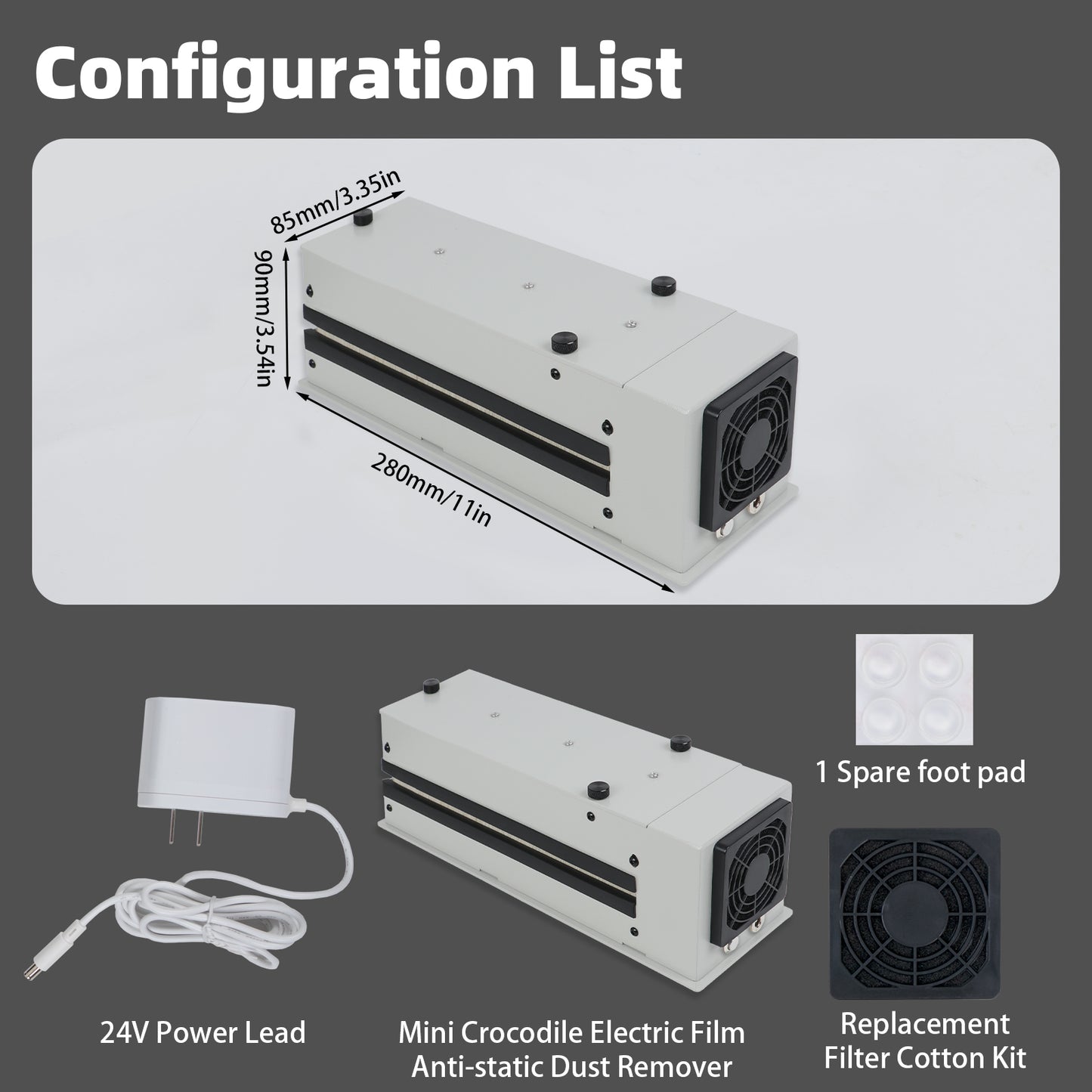 Professional Film Anti-Static Electric Dust Remover Cleaner For 135 120 4x5 8x10 Negative Film