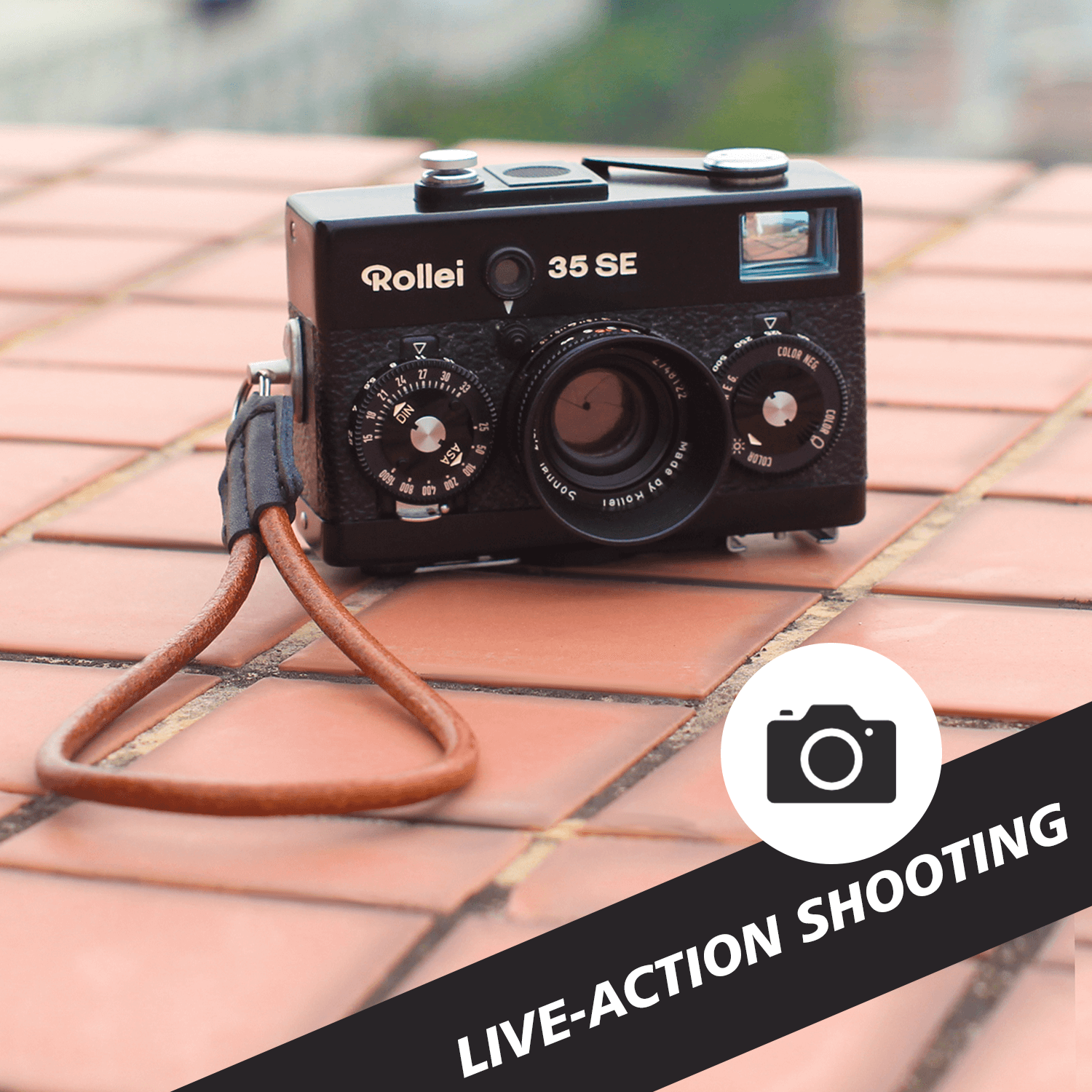 Cinturino da polso in pelle da 20,5 cm per fotocamere Rollei 35 Classi – eTone - Professional Photo Accessories Cinturino da polso in pelle da 20,5 cm per fotocamere Rollei 35 Classi – eTone - Professional Photo Accessories