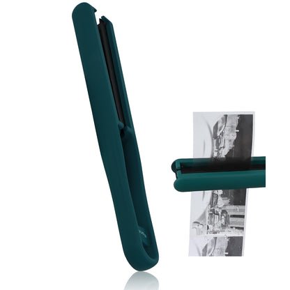 eTone Film Squeegee for 35mm 135 120 4x5 Film, Soft Silicone Blades, Streak-Free Wiping Negative Film Blue Green