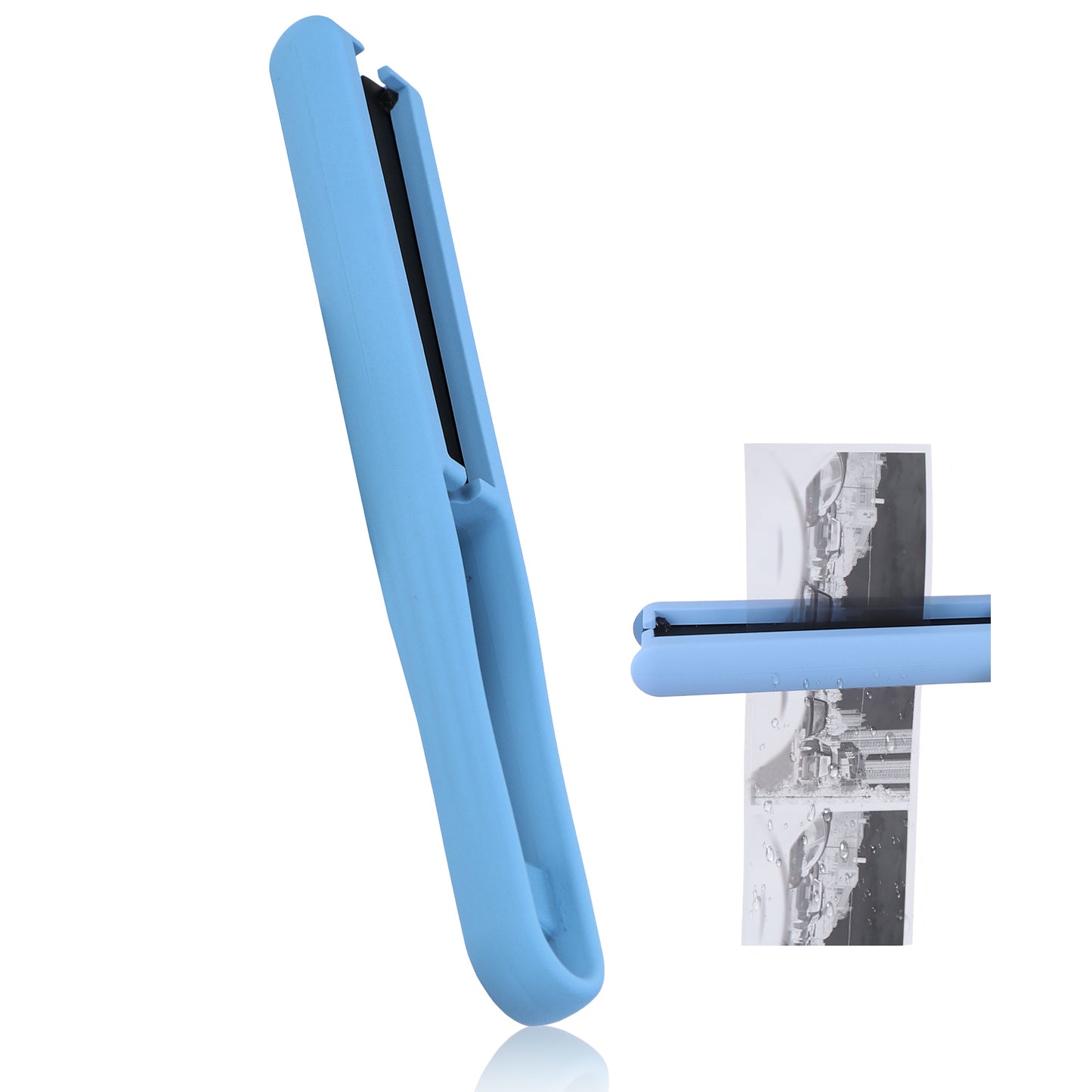 eTone Film Squeegee for 35mm 135 120 4x5 Film, Soft Silicone Blades, Streak-Free Wiping Negative Film Blue Green