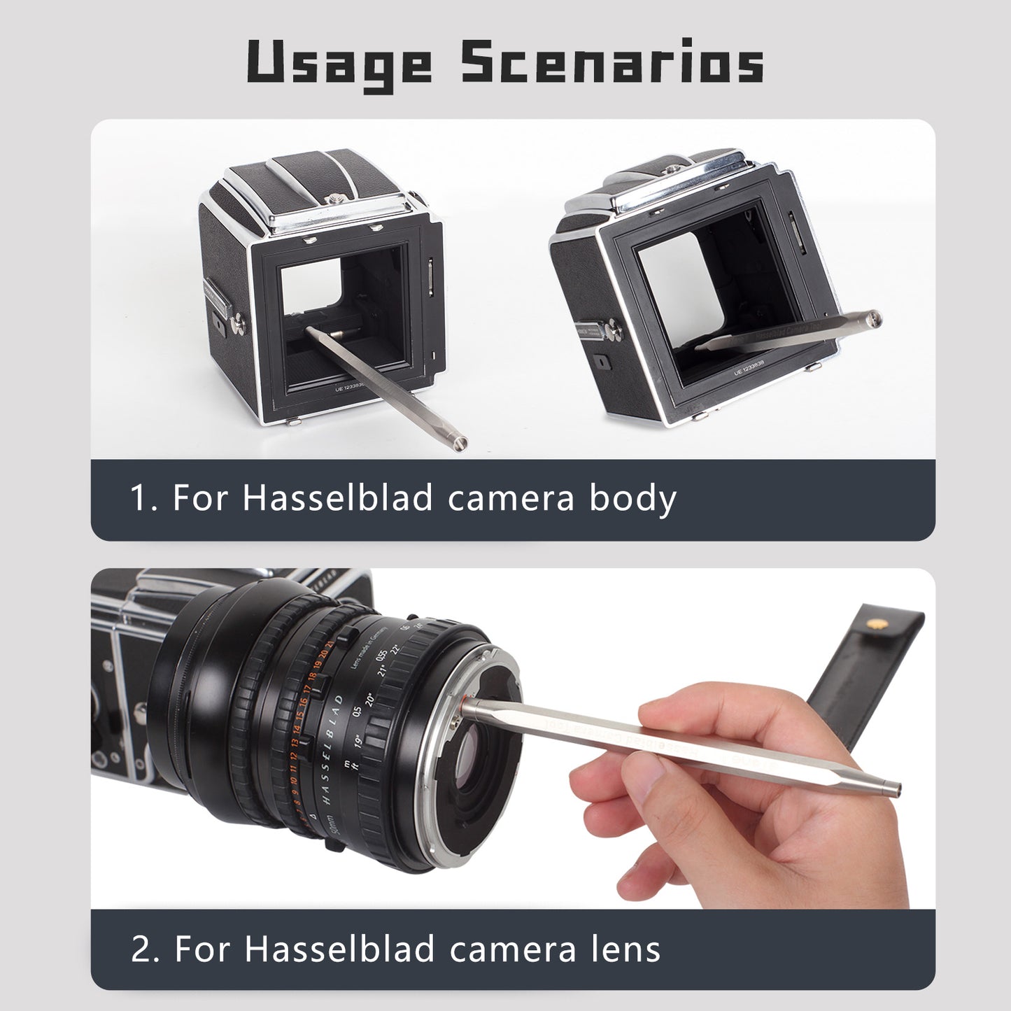 New Camera Lens Shutter Pen Repair Tool for Hasselblad 500/501/503 Tool Camera Key w/ Case