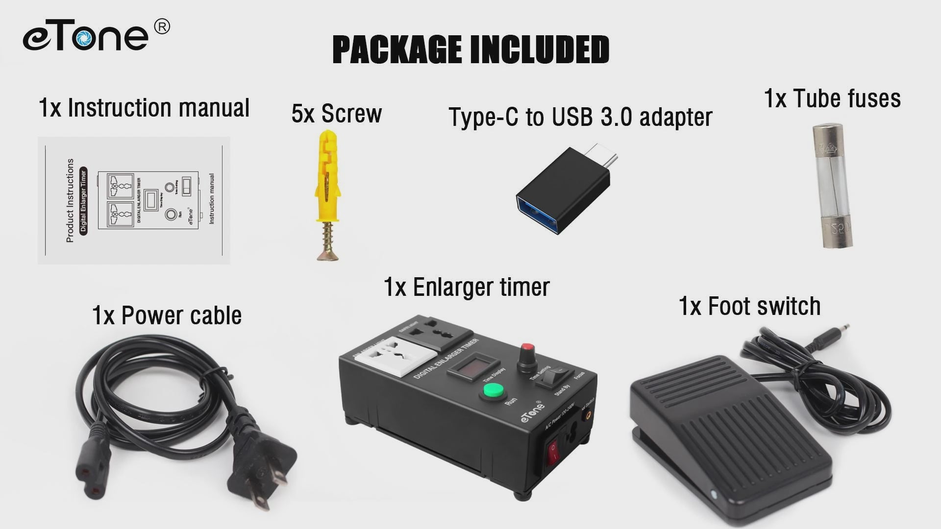 eTone Enlarger Timer