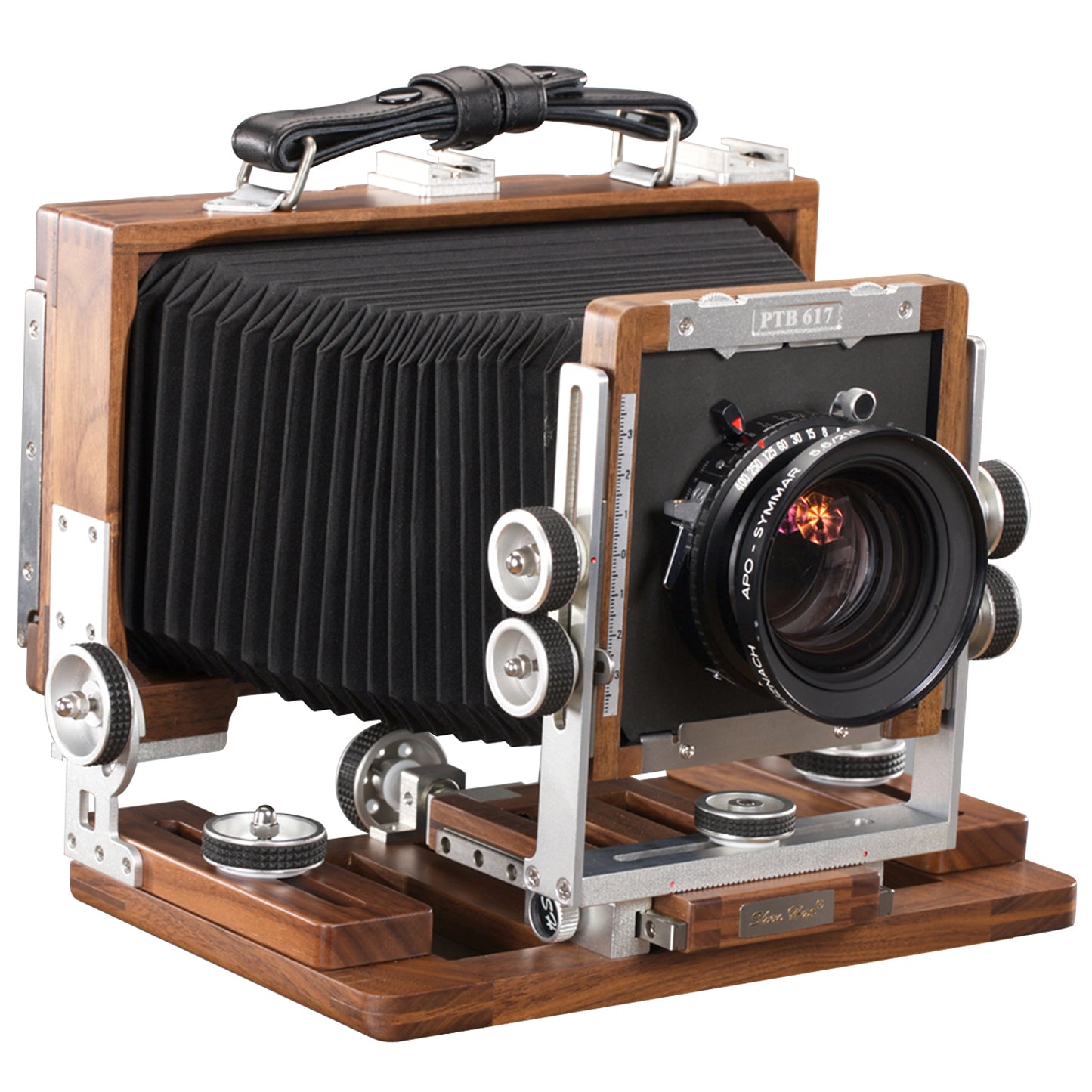 Shen Hao PTB617 Black Walnut Wood Film Camera 6x17cm Panorama di grande formato con retro in pellicola