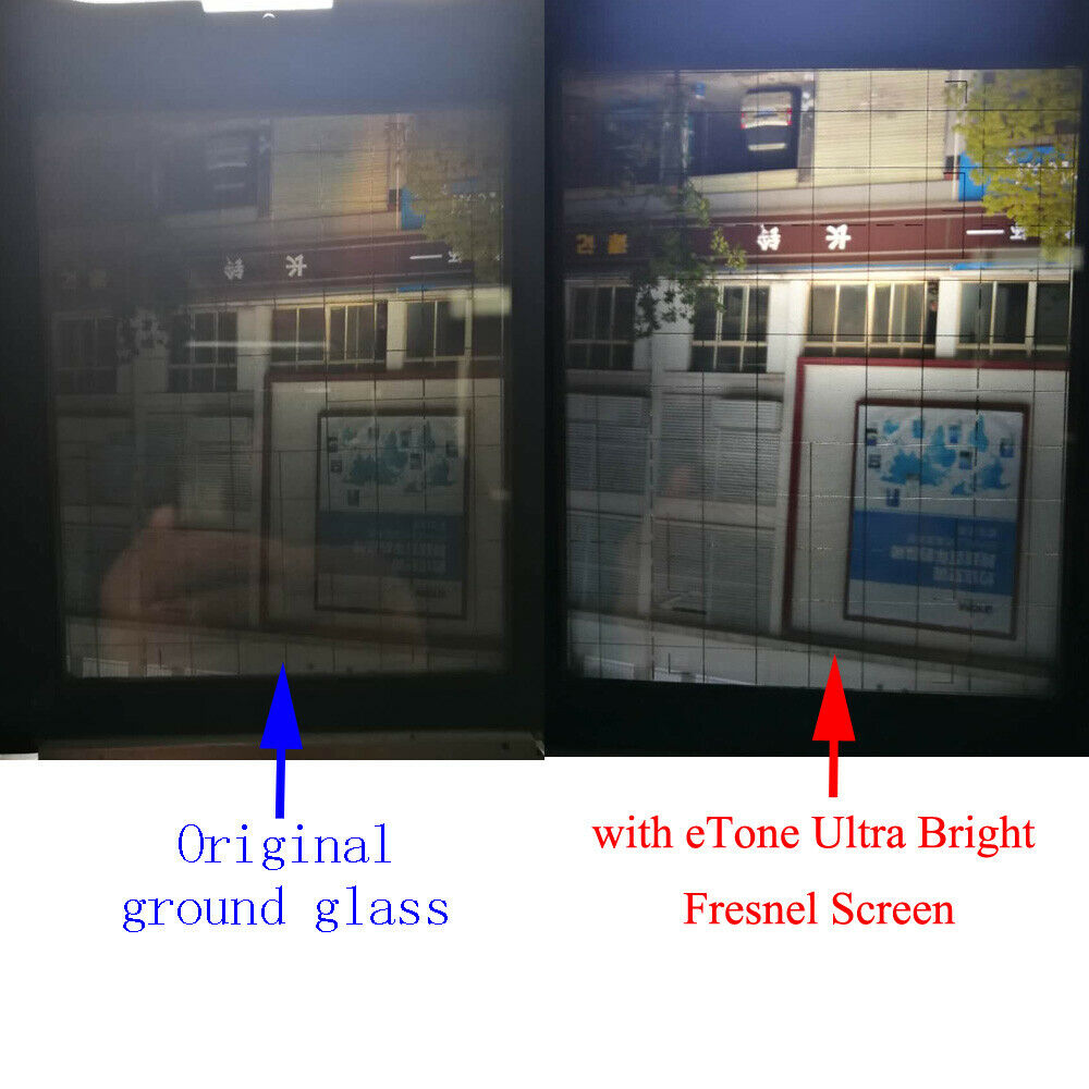 Ultraheller Fresnel-Linsenbildschirm für Linhof Toyo Wista Tachihara Sinar 4x5 Kamera