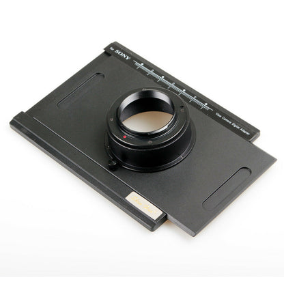 Digital Back Slide Adapter For Sony E-Mount AR7 A6000 NEX-5 RX1 Digtal to 4x5" Camera