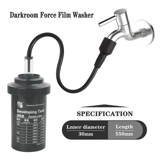 Dunkelkammer-Entwicklungs-Druckkaskaden-Zwangsfilmwascher, passend für Wasserhahn Paterson Jobo