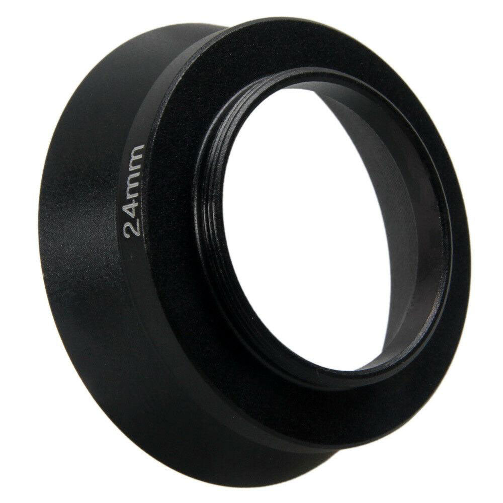24-mm-Gegenlichtblende aus speziellem Metall zum Einschrauben für Rollei 35 35T 35TE Filmkamera