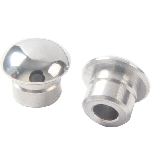 2pcs Dust Plug Flash Socket Caps Decorative Cover Nails Metal For Leica M1 M2 M3 MD Camera