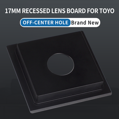 17mm Recessed Lens Board 110x110mm Copal Compur Prontor #0 For Toyo Omega 4x5" Large Format