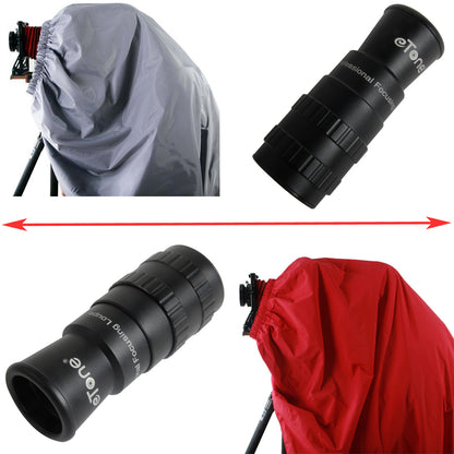 Dark Cloth Focusing Hood 5x7 8x10 Camera Wrapping 6x Loupe Magnifier Diopter Adjustment