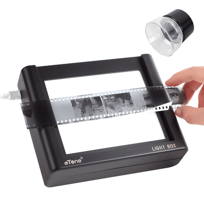 120 135 4x5 Slide Film Viewer Light Box per la digitalizzazione Visualizzazione Scansione di negativi e diapositive, Scanner Light Box alimentato tramite USB