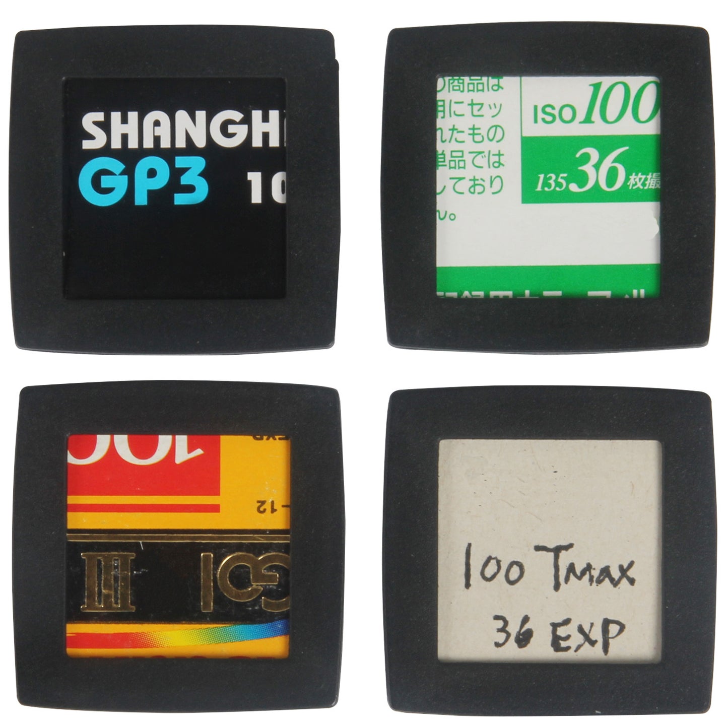 2x ABS Film Negative Recording Slot 120 135 35mm 36EXP ISO 50 100 200 250 400 Label Mark Sticker Recorder 35mm Square Annex Accessory For Rolleiflex Rollei All 135 120 Medium Format Camera