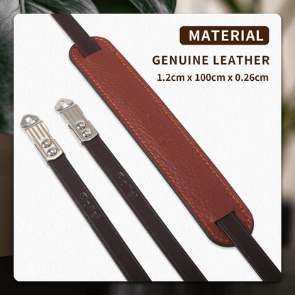 Leather Neck Strap With Shoulder Pad For Rolleiflex 2.8C 2.8D TLR Camera