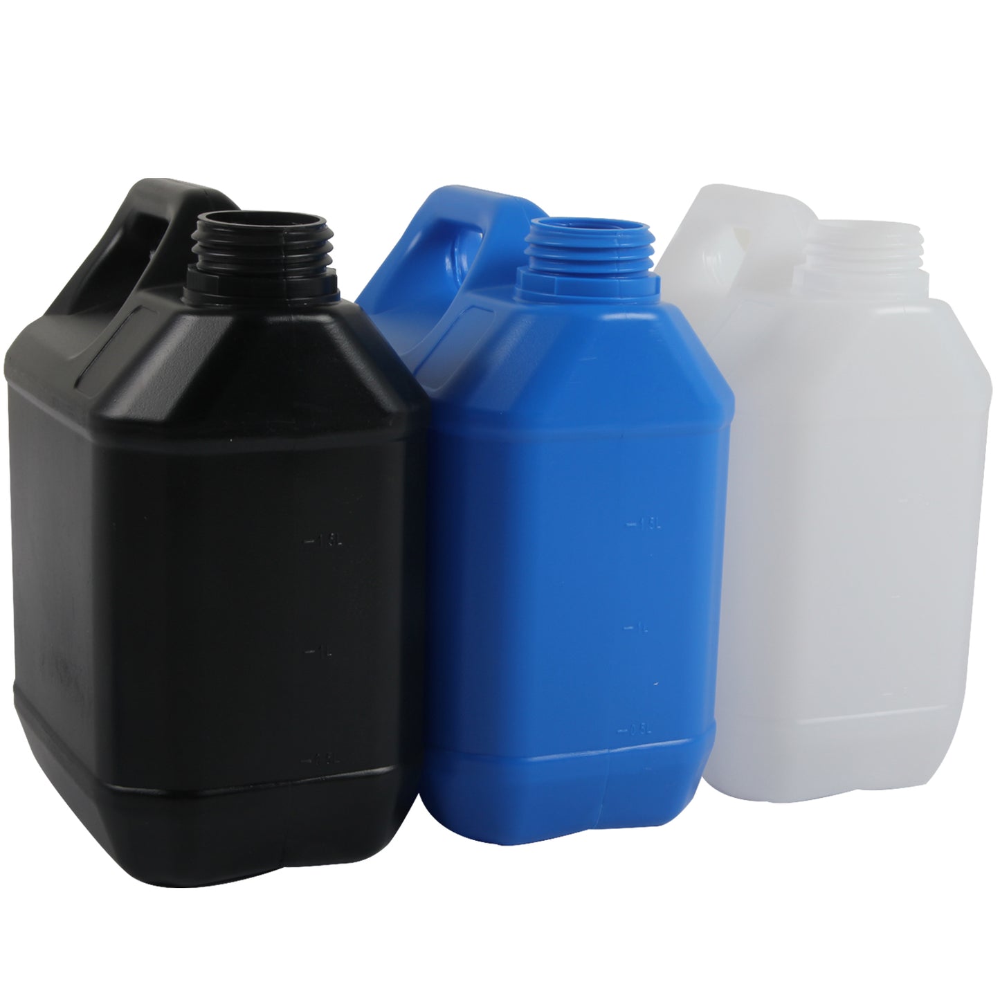 3X Easy Store Easy Pour 2L Darkroom Chemical Liquid Storage Bottles with Caps for Developer Fixer Stopper