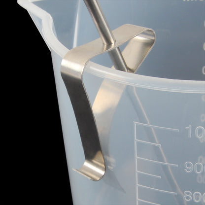 Dunkelkammer-Thermometer, Taschenzifferblatt, Edelstahl-Wandclip, wasserdicht, für die Filmverarbeitung, chemische Temperatur