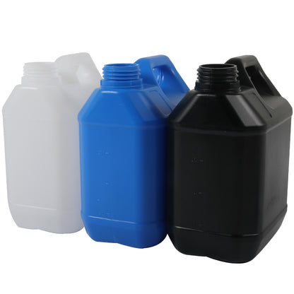 3X Easy Store Easy Pour 2L Dunkelkammer-Chemikalien-Flüssigkeits-Aufbewahrungsflaschen mit Kappen für Entwickler-Fixierer-Stopper