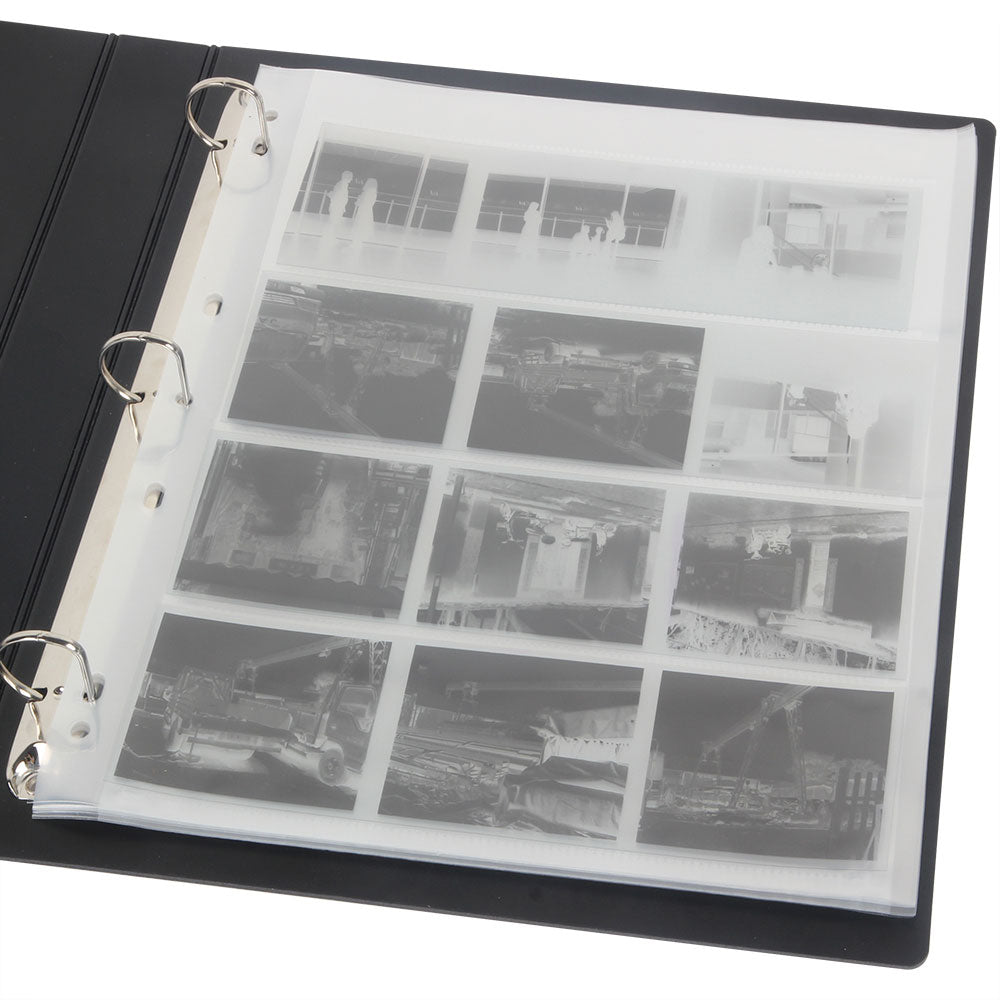 Ring Binder Photo Slide Storage Album For Print File Sheet Roll