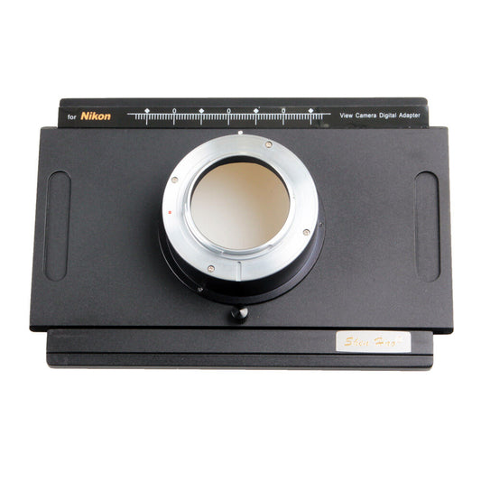 DSLR Digital Back Adapter For Nikon DF D4 D7000 to 4x5'' Camera Toyo Linhof Ebony Shen Hao Mamiya