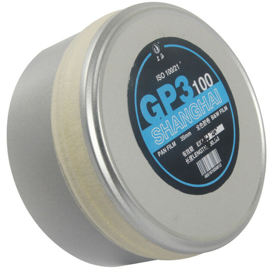 Shanghai GP3 135/35 mm 36EXP S/W S/W Bulk Film Rolls Pan ISO 100 Freshest