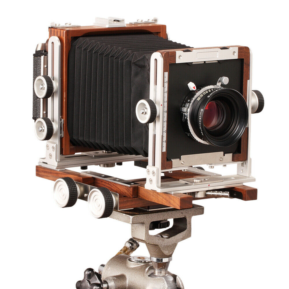 Shen Hao TFC69-A 6x9cm Medium Format Camera Black Walnut Wood Bellows Lens Board
