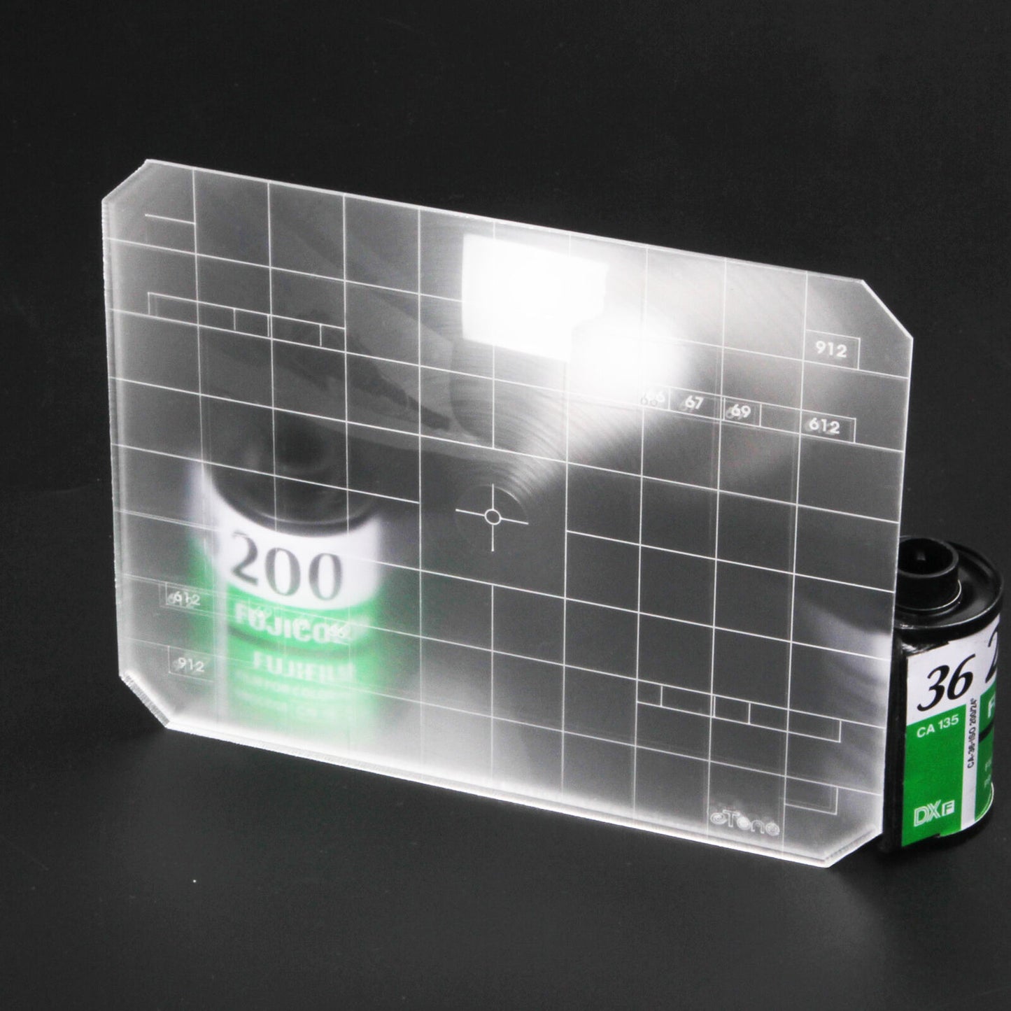 Ultra Bright 2 in 1 4x5 Ground Glass Fresnel Focusing Screen For Toyo Wista Horseman