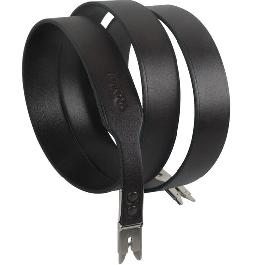Wide Leather Neck Strap With Clips For Rolleiflex 2.8E 2.8F 3.5E 3.5C 3.5T 55F4
